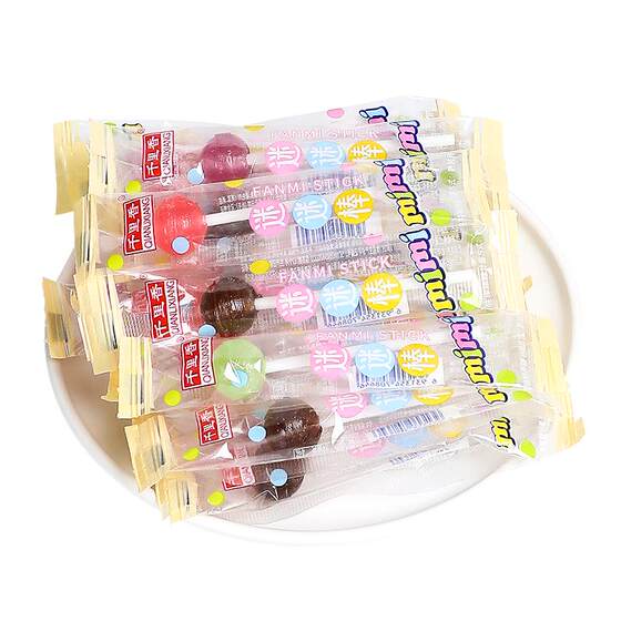 
Mini lollipops in bulk children's New Year's goods candy snacks independent small packaging wholesale rewards students