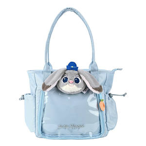 
KKV Disney Zootopia Nick Judy Plush Coin Purse Cartoon Couple Shoulder Crossbody Bag
