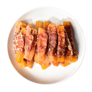 狗狗零食鸭肉干绕甘薯宠物泰迪比熊幼犬磨牙鸡肉干薯条红薯喂养