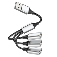 USB Type-C Extender Charging Splitter Hub For Laptop Computer
