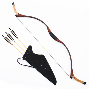 [Feiyunju Bow and Arrow] Feiyunju genuine leather Mongolian bow Traditional riding and shooting bows and arrows Outdoor archery recurve bows for archery
