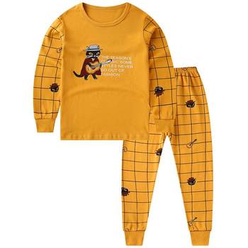 Children's pure cotton underwear set, autumn and winter clothing and long johns
