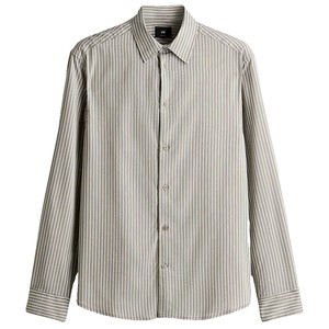 
HM men's shirt autumn commuting casual fashion standard fit short-sleeved shirt 1259799
