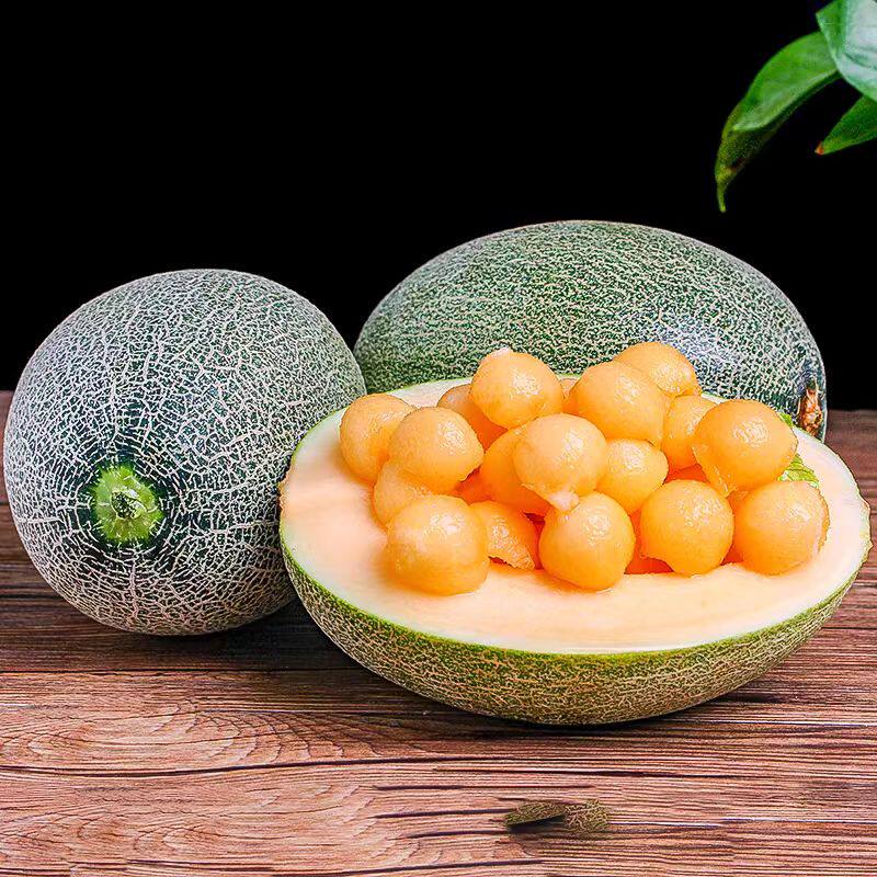 海南西州蜜哈密瓜 净重8-9斤 3-4个  金币+券后24.63元包邮（约2.73元/斤）