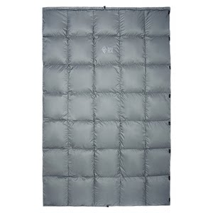 Black ice outdoor goose velvet splicing sleeping bag camping lightweight portable down quilt travel single portable quilt 6612