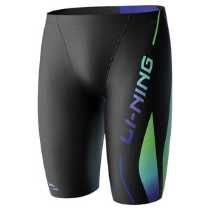 
Li Ning swimming trunks for men 2025 new anti-embarrassment professional quick-drying five-point no curling hot spring swimming suit equipment