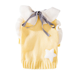 
Puppy dog clothes pet spring and autumn Teddy Bichon Schnauzer small puppy cute princess skirt sweater