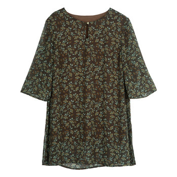 Beautiful Inn top for women 2025 new hot design niche large size fat mm huge slim short sleeves reduce age