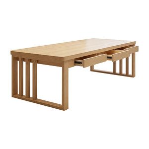 
Log living room solid wood dining desk home large board long solid wood desk simple modern student desk desk