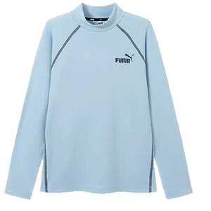 
PUMA boys long-sleeved T-shirt spring and autumn new medium and large children's imitation German velvet half turtleneck bottoming shirt teenagers t