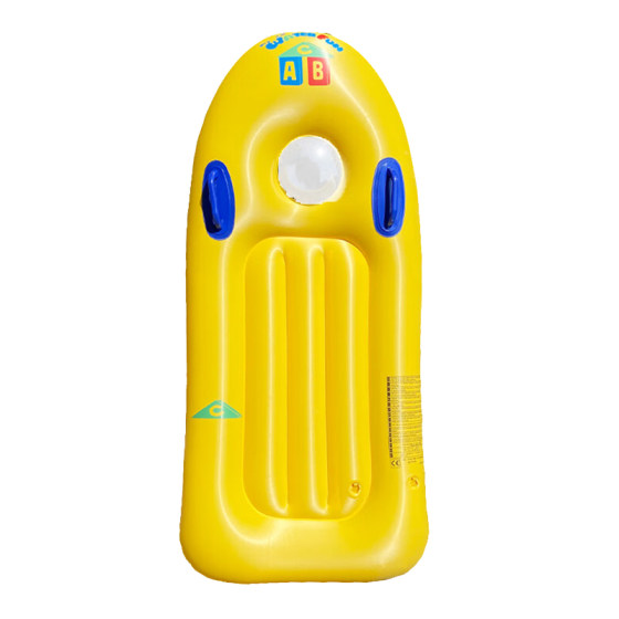 Water floating toy children's flush board playing water swimming rings Equipped with inflatable ship board swimming pool row small kayak artifact