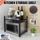 2-Tier Microwave Shelf Storage Rack Adjustable Kitchen Shelf