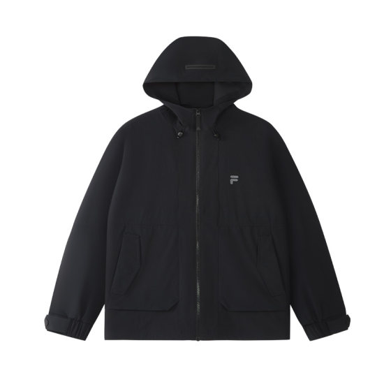 
FILA FUSION Feile Zhanghao's same style woven jacket men's 2026 summer new casual loose hooded top