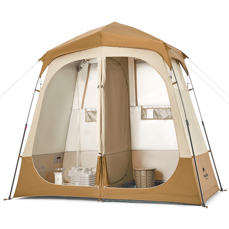 Tenda Doccia Pop Up Portatile + Vasino Pieghevole + Borsa Doccia 5.3 Gal - Set Completo Per Camper E Outdoor
