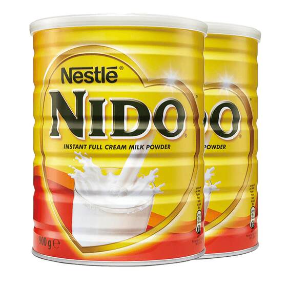 Nestle Nestle Netherlands imported full-fat high calcium adult student nido milk powder high protein 900g*2 cans
