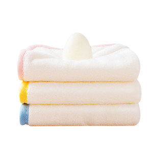 Baby face towel super soft coral velvet newborn small square towel children's baby supplies than pure cotton absorbent hand towel