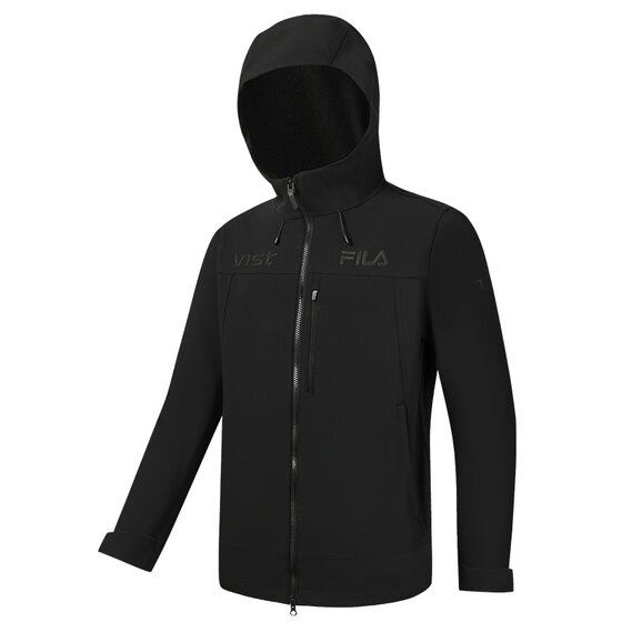 
FILA official men's woven jacket 2026 spring new style outdoor sports simple and comfortable hooded top