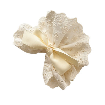 
French lace bow clip women's new 2025 model