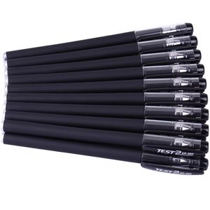 
Quick-drying and durable 0.5mm black gel pen frosted carbon bullet full needle tube water pen student school supplies