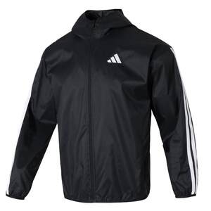 
Adidas thin jacket men's 2025 autumn new woven hooded jacket sports and casual windbreaker
