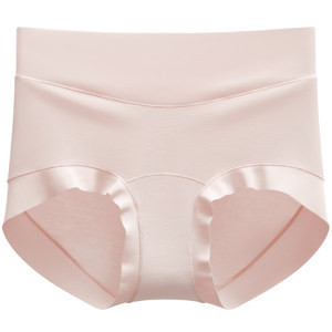 
Red bean high waist underwear for women pure cotton antibacterial crotch belly-closing girls shorts mother large size A-type pants small boxers