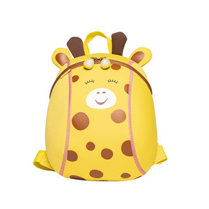 
Cute giraffe baby backpack animal pattern kindergarten backpack 1-4 year old children's cute school bag