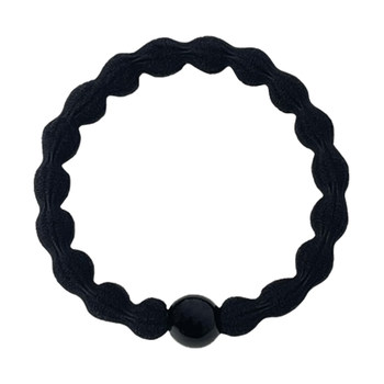 Black high ponytail hair rings and high elastic hair ropes