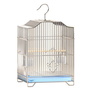 
Parrot Bird Cage Budgie Bird Cage Special Household Easy to Clean Large Peony Starling Black Phoenix Luxury Villa
