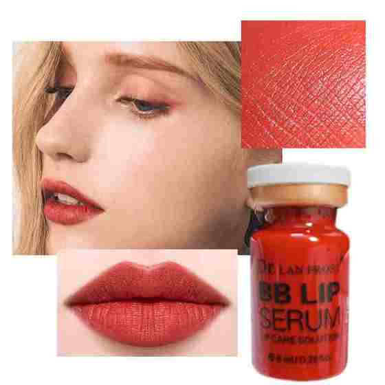 Korean 8ml BB Lips Glow Ampoule Serum Starter Kit Lip Gloss