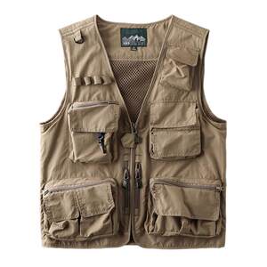 
Cheap Hang Artifact Fishing Vest Men's Outdoor Mountaineering Function Luya Multifunctional Pocket Tactical Workwear Photography Vest