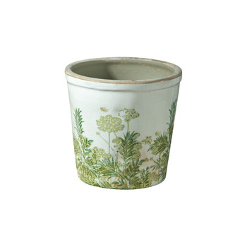 
Nordic retro handmade old ceramic flowerpot