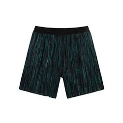 NMAX trendy contrast color design casual shorts three-quarter pants