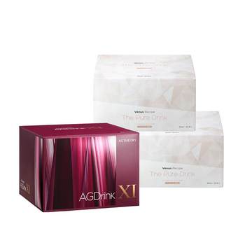
AXXZIA Xiaozi anti-sugar drink AGXI *1 box + light whitening drink *2 boxes