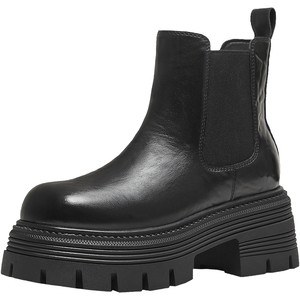 
Tianmeiyi retro thick sole increased velvet Chelsea chimney boots women's shoes winter new thin boots fashion boots short boots