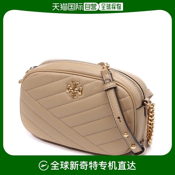 韩国直邮TORY BURCH KIRA V 字形相机包 (152353-250) 单肩包皮革