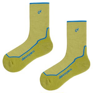 
danceyarn stone same style merino wool hiking socks for women and men H3061 mountaineering moisture wicking cushioning