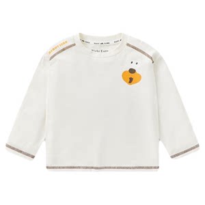 
Right European children's T-shirts spring baby tops spring and autumn bottoming shirts for children and middle-aged children long-sleeved inner clothes boys and children's clothing