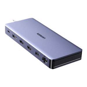 
Green Connect typec to HDMI expansion DP1.2 four-screen different display 4K60Hz screen projection dock 2K144Hz display multi-interface USB split converter suitable for computer notebook accessories