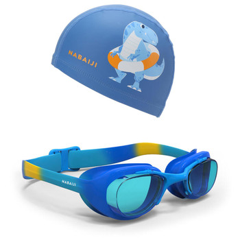 Professional children's swimming moster Decathlon high -definition waterproof fog
