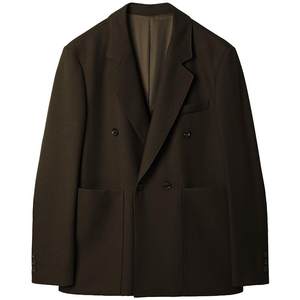 High-end black suit jacket for men handsome spring and autumn Korean style trendy casual suit suit single western men
