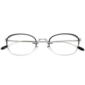 
CF Japanese handmade glasses frame for men and women with short-sighted small faces, transparent full frame tortoiseshell color pure titanium ultra-light glasses frame 629