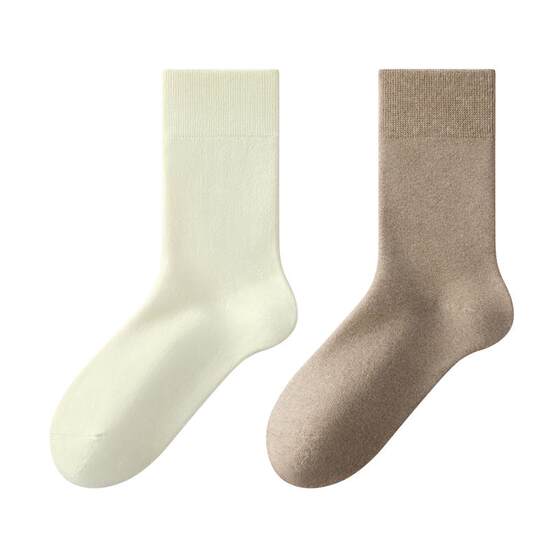 Socks for women, pure cotton, summer, thin, mid-length cotton socks, antibacterial, anti-athlete, deodorant, sweat-absorbent, spring confinement stockings