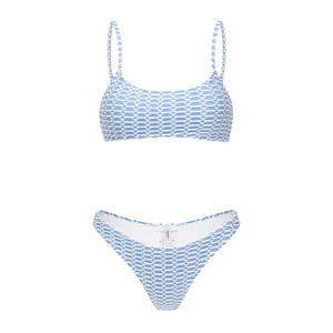 
Yukari swim new triangular split swimsuit women's small breasts gathered together bikini beach vacation hot spring swimsuit