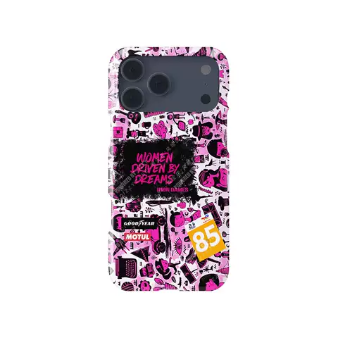 DIZZY ‘Women Driven By Dreams’ Pink Graphic Phone Case for iPhone 17, 16, 15, 14 and 13