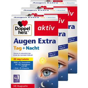 
[Self-operated] German imported double heart huckleberry blueberry lutein soft capsule adult eye protection tablet fat non-gummy*3