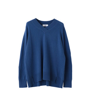 
J.PRESS washable cashmere blended V-neck gentle temperament pullover sweater for women ONWARD