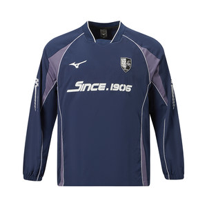 
Mizuno Mizuno 26 new men's and women's LOGO printed quick-drying retro football jacket sports pullover