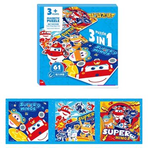 
Super Flying Magnetic Tiles Quiet Book Magnetic Jigsaw Mickey Children's Jelly Stickers 0-2-3 Years Magnetic Stickers Book