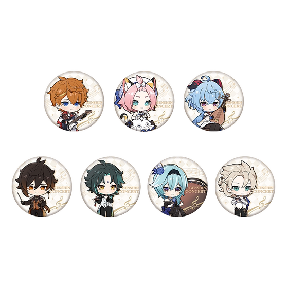 [Original God Official] Dust Huazhang series character Q version badge Genshin Genshin