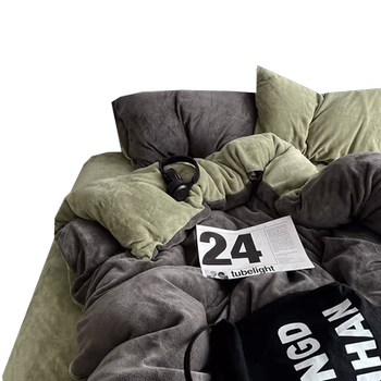 
Winter milk velvet quilt winter quilt thickened warm quilt core single full set autumn and winter quilt set